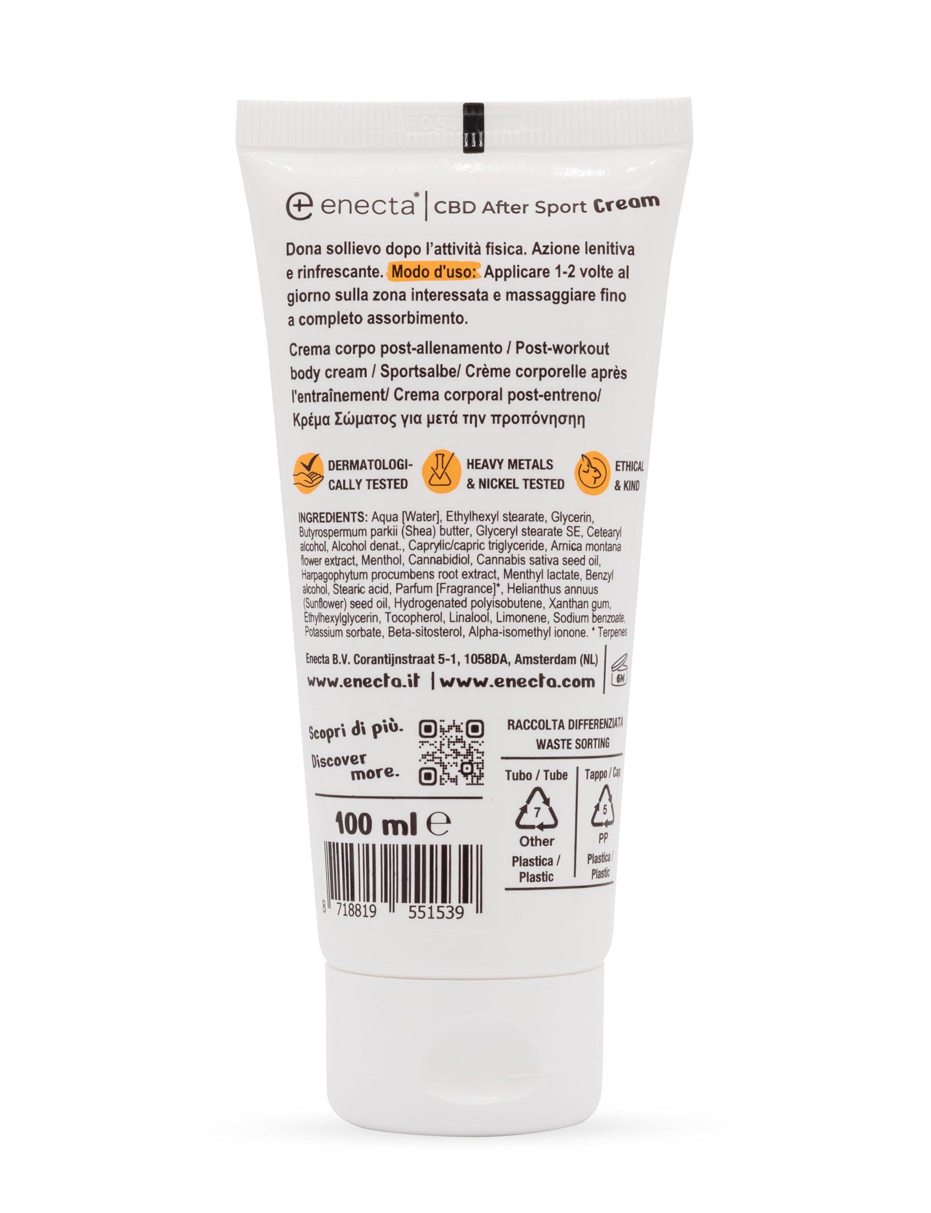 CBD muscle balm with arnica, devil’s claw, and menthol - Enecta.en