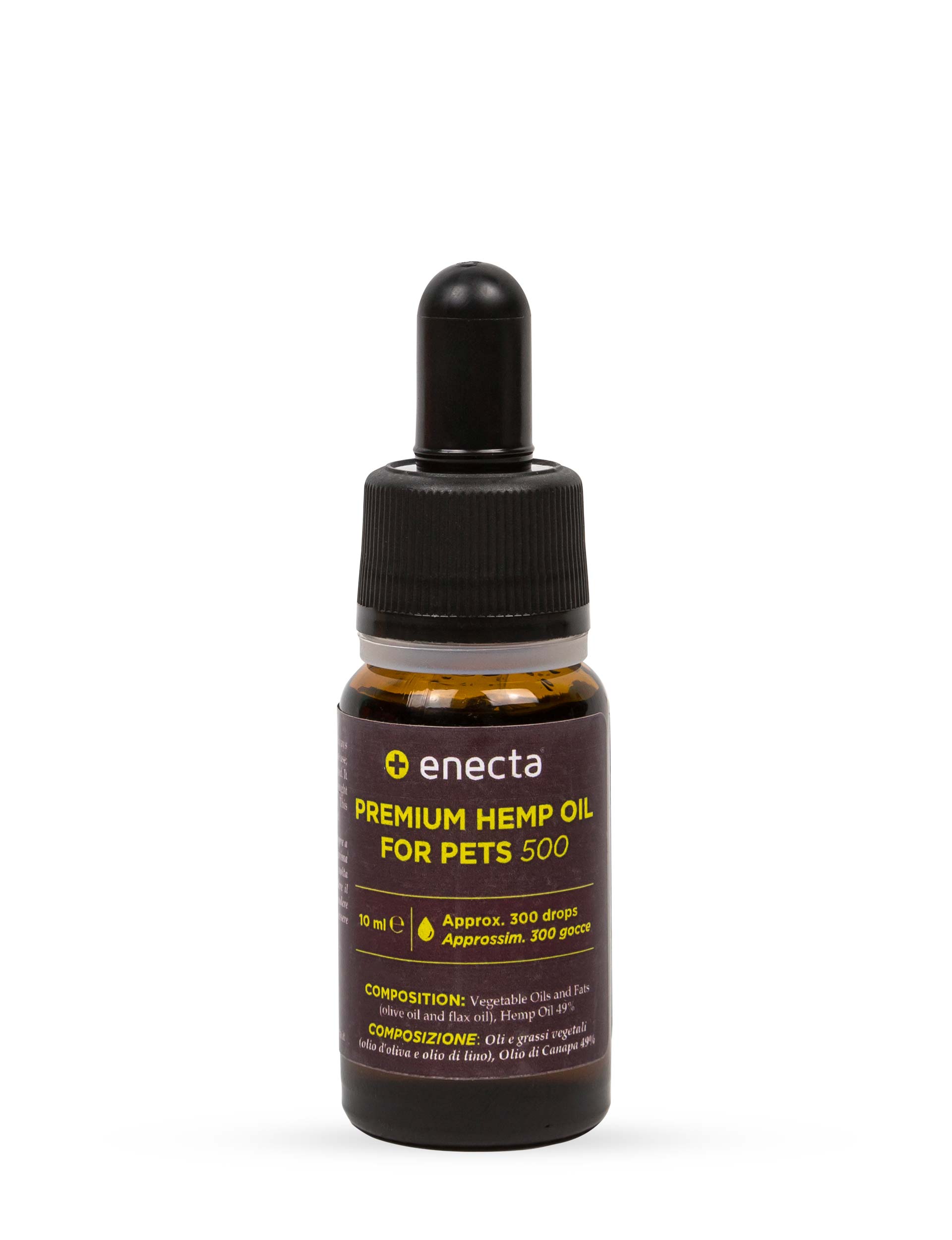 Premium Hemp Oil for Pets - 500 mg, 10 ml-Enecta.en
