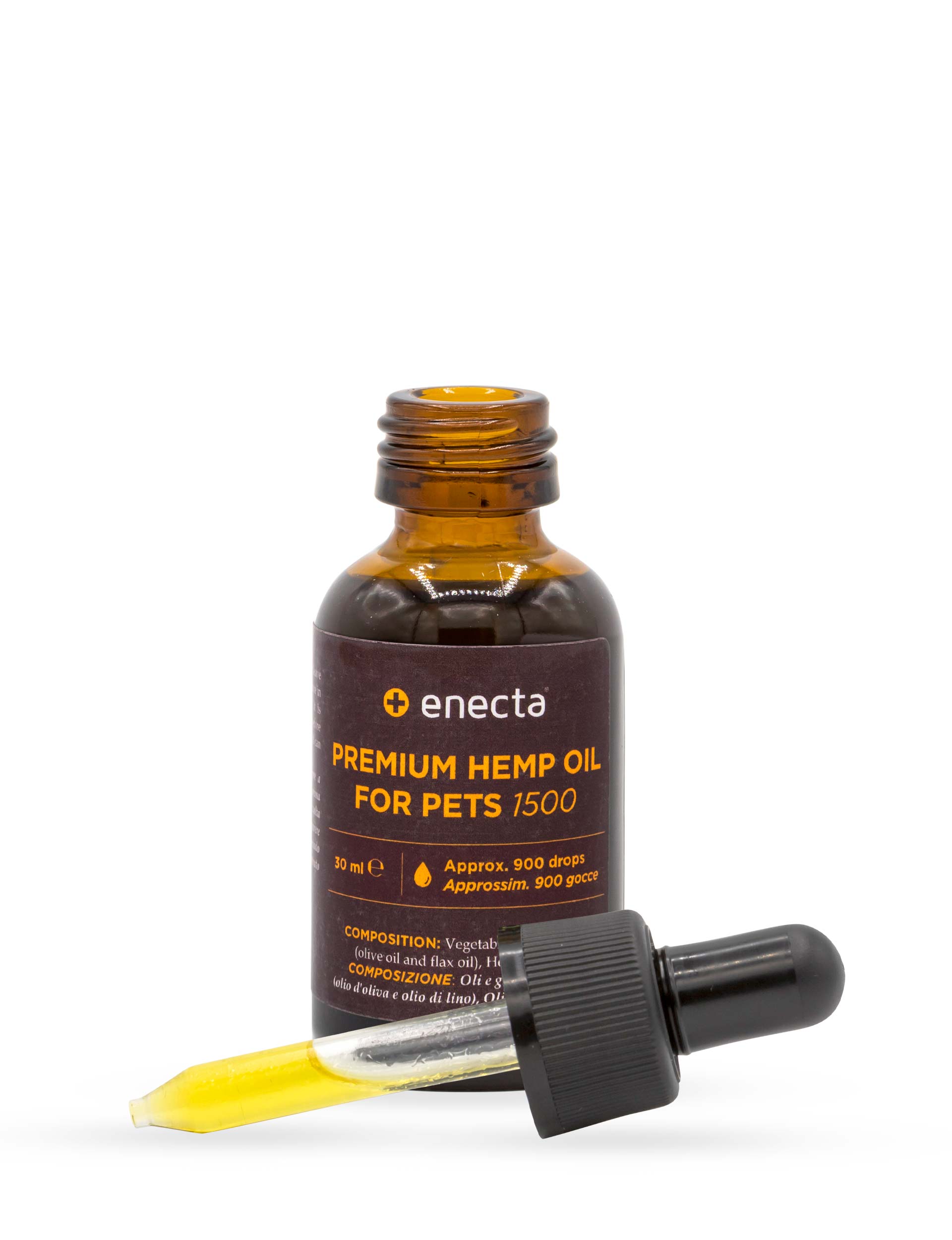 Premium Hemp Oil for Pets - 1500 mg, 30 ml-Enecta.en